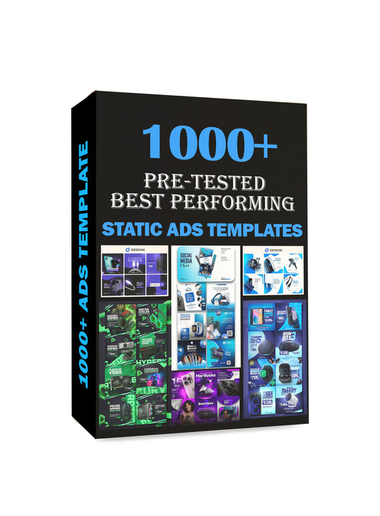 1000+ Pre-Tested Static Ads Templates